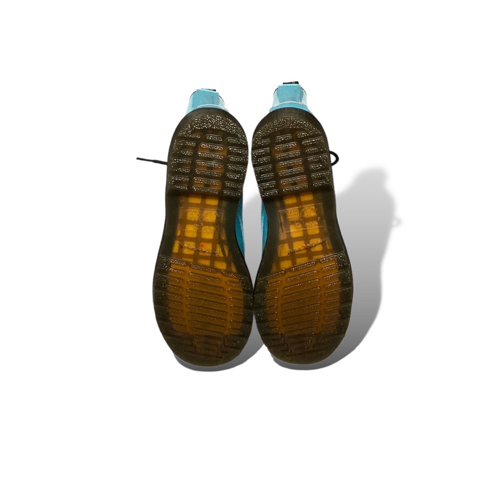 Free People x Dr. Martens 1460 Pascal Patent Leather Boots Turquoise $140 - Picture 6 of 16